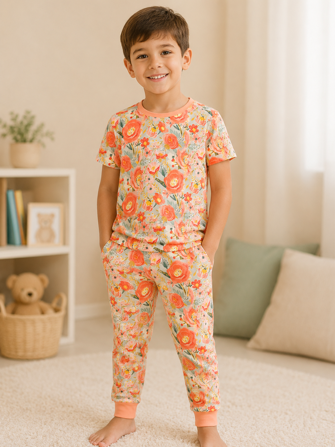 Short Sleeve Long Set