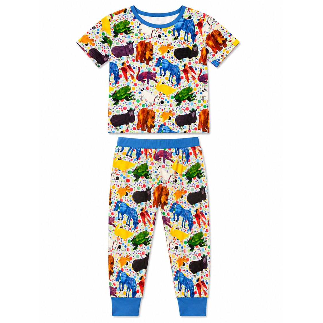 Brown Bear & Friends Short Sleeve Long Set