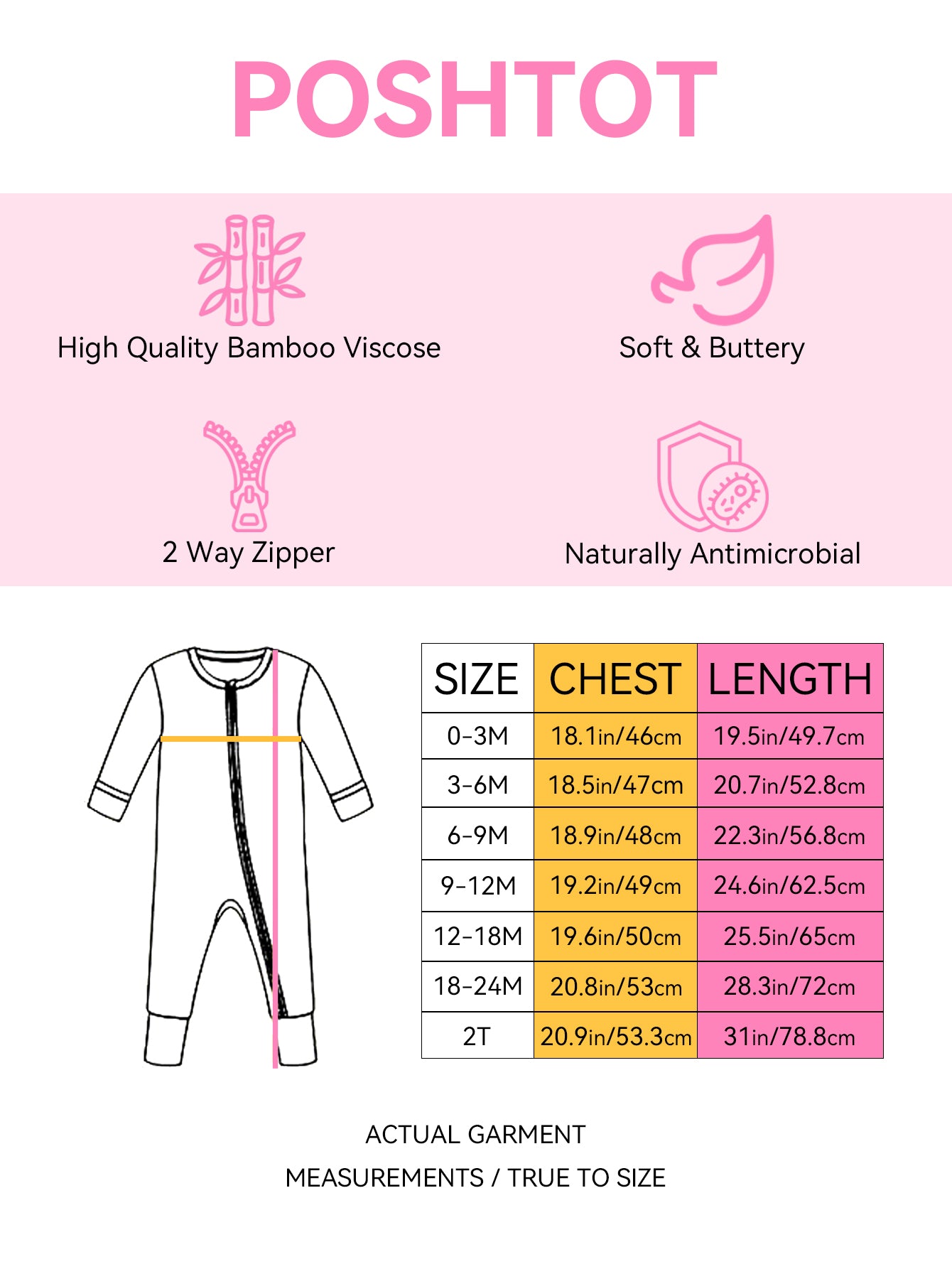 PoshTOT Sea Turtle Bamboo Baby Convertible Zippy Romper