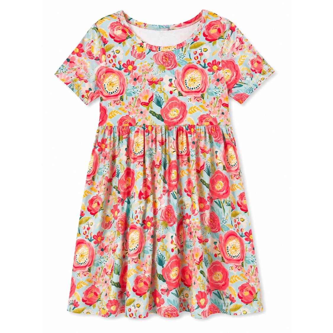 Blush Bloom Twirl Dress